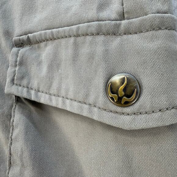 prAna Hiking Pants Women's 12 Tan Breathe Convertible Zip Off Cargo Gorpcore - Picture 5 of 15